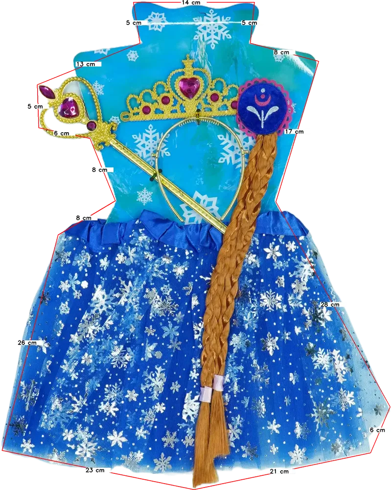 Kék Funny Fashion Jelmez EU 104 / UK 4 év / US 4T/XS