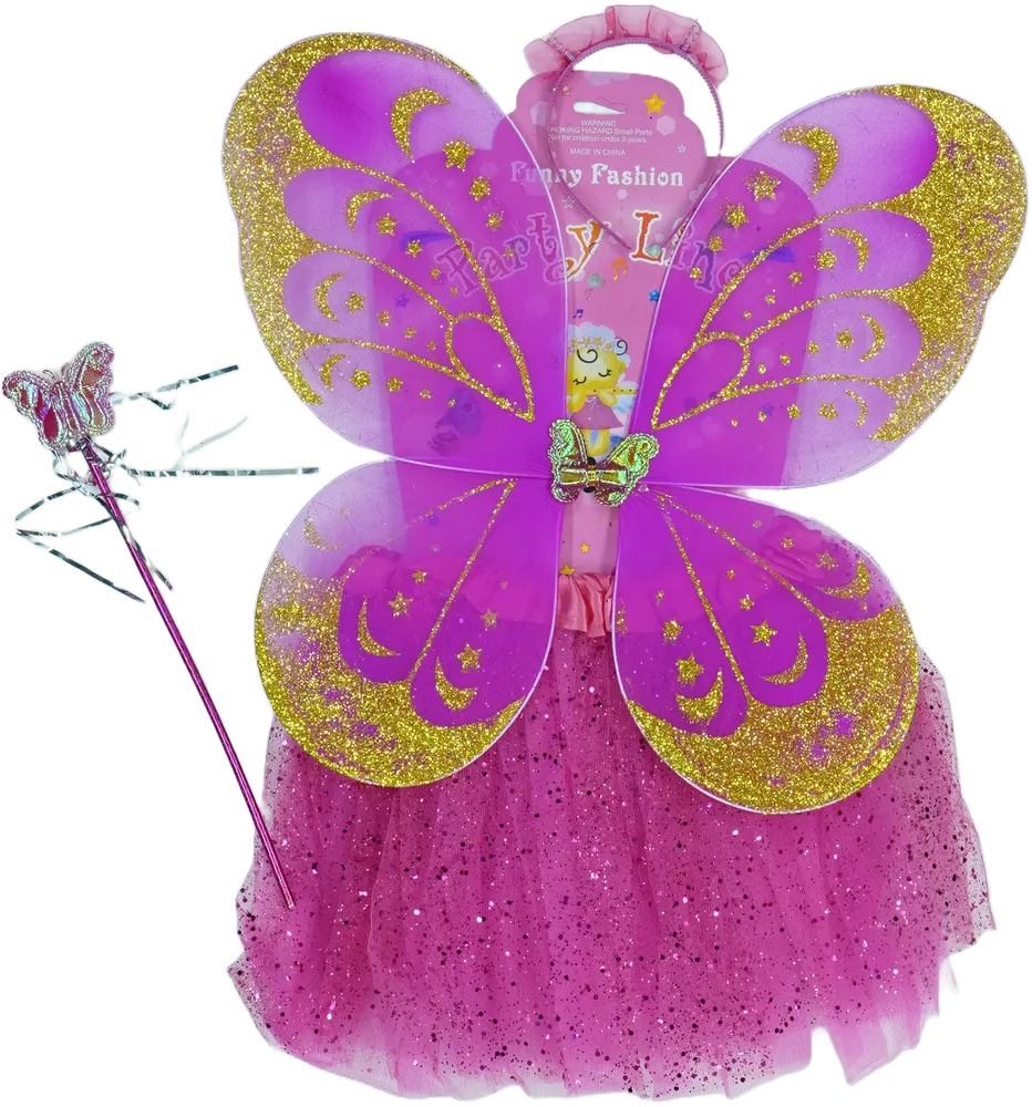 Rózsaszín Funny Fashion Jelmez EU 104 / UK 4 év / US 4T/XS