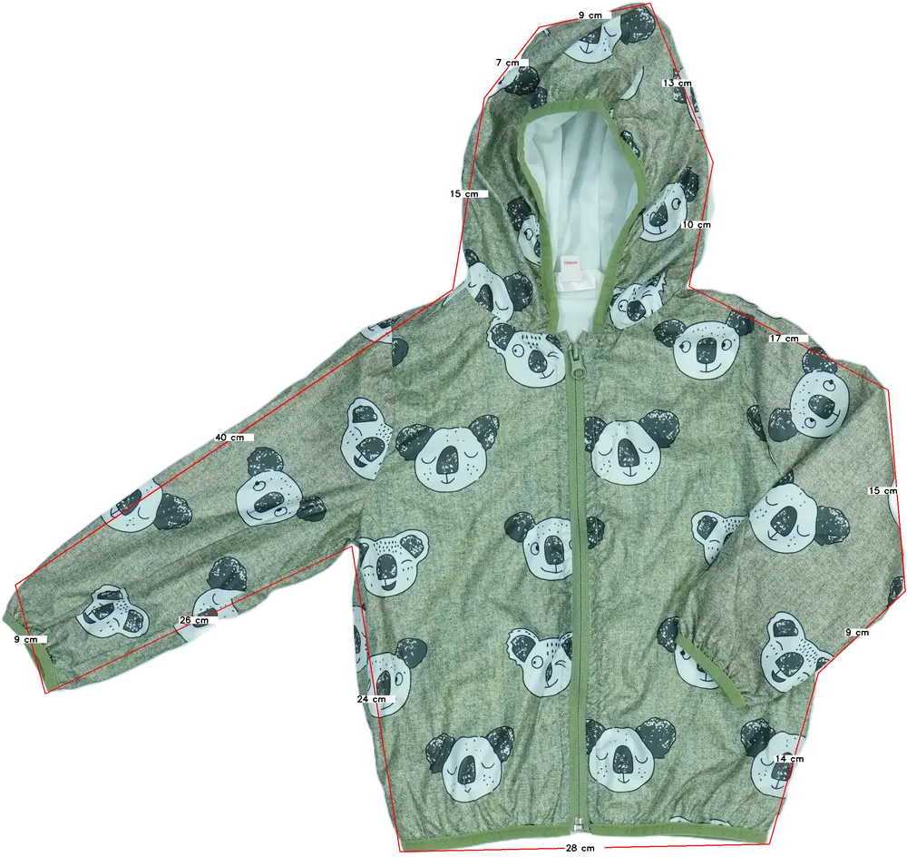 Zöld MidiMod Széldzseki EU 104 / UK 4 év / US 4T/XS