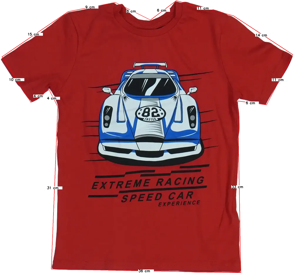 Piros Lc Waikiki Póló EU 128 / UK 8 év / US 8 év/M