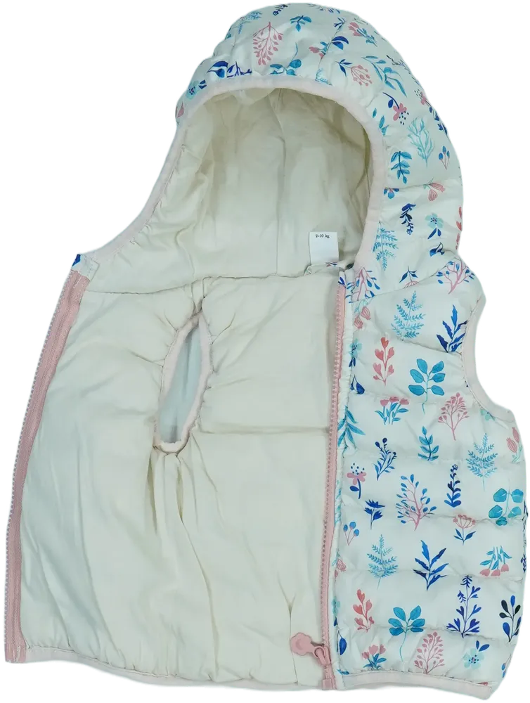 Fehér De Facto Mellény EU 80 / UK 9-12 hónap / US 12 hónap