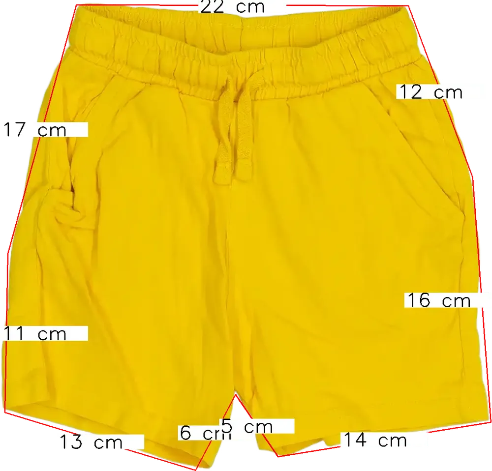 Sárga Lc Waikiki Rövidnadrág EU 110 / UK 5 év / US 5 év/XS