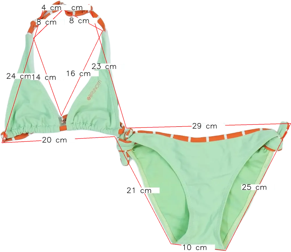 Zöld Brunotti Bikini EU 140 / UK 10 év / US 10 év/L