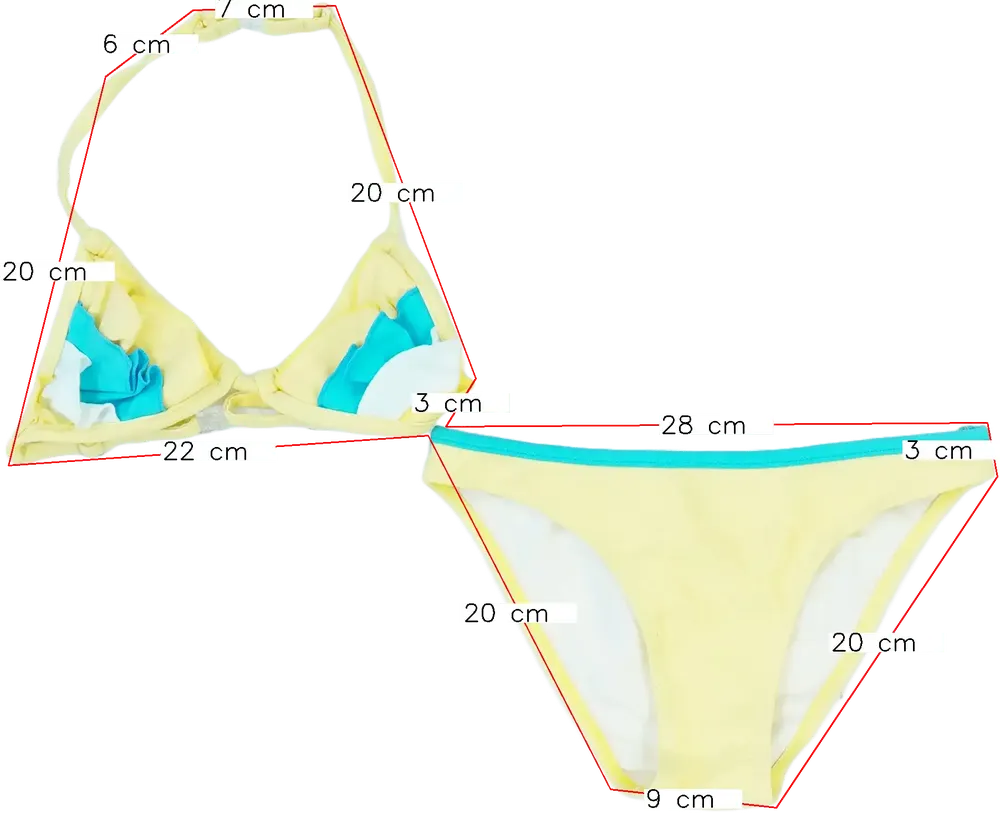 Sárga Brunotti Bikini EU 140 / UK 10 év / US 10 év/L
