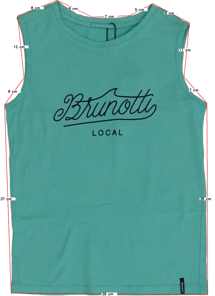 Zöld Brunotti Fiú / Férfi atléta EU 152 / UK 12 év / US 12 év/L