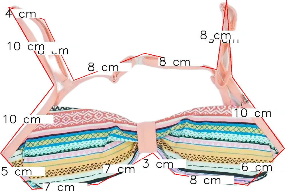 Többszínű Brunotti Bikini felső EU 152 / UK 12 év / US 12 év/L