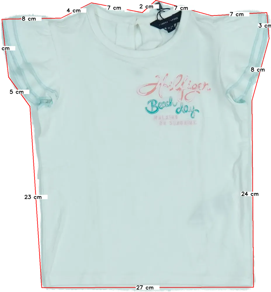 Fehér Tommy Hilfiger Blúz EU 92 / UK 2 év / US 2T