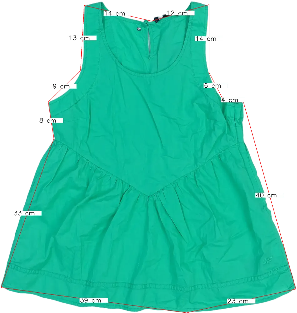 Zöld Tommy Hilfiger Tunika EU 176 / UK 16 év / US XL