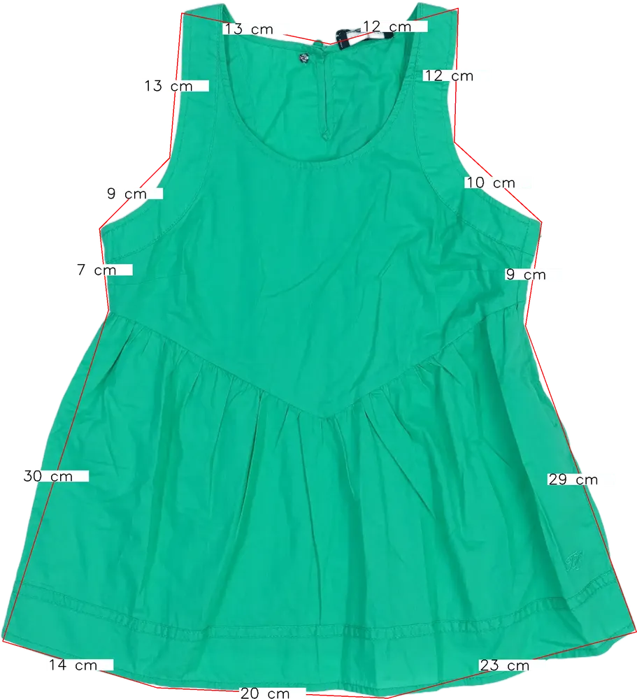 Zöld Tommy Hilfiger Tunika EU 164 / UK 14 év / US 14 év/XL