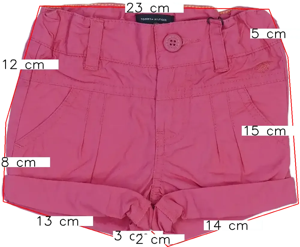 Rózsaszín Tommy Hilfiger Rövidnadrág EU 86 / UK 12-18 hónap / US 18 hónap