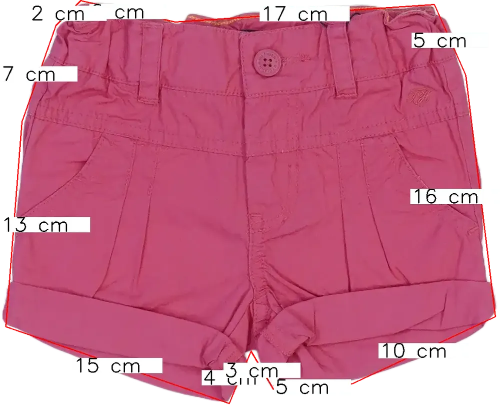 Rózsaszín Tommy Hilfiger Rövidnadrág EU 92 / UK 2 év / US 2T