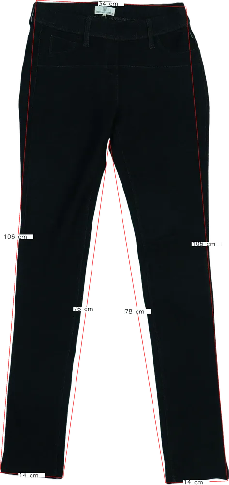 Fekete Dept Leggings EU 164 / UK 14 év / US 14 év/XL