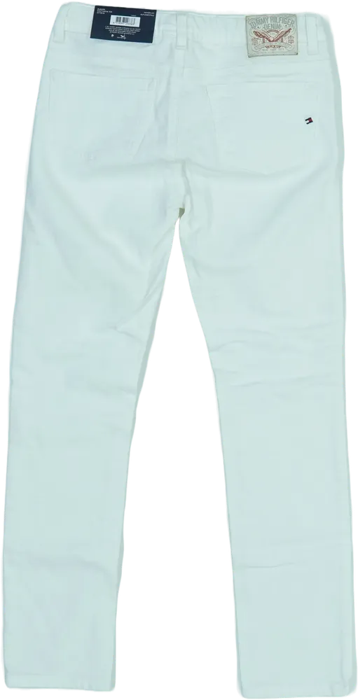 Fehér Tommy Hilfiger Farmernadrág EU 140 / UK 10 év / US 10 év/L