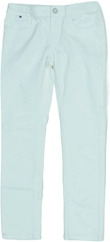 Fehér Tommy Hilfiger Farmernadrág EU 140 / UK 10 év / US 10 év/L