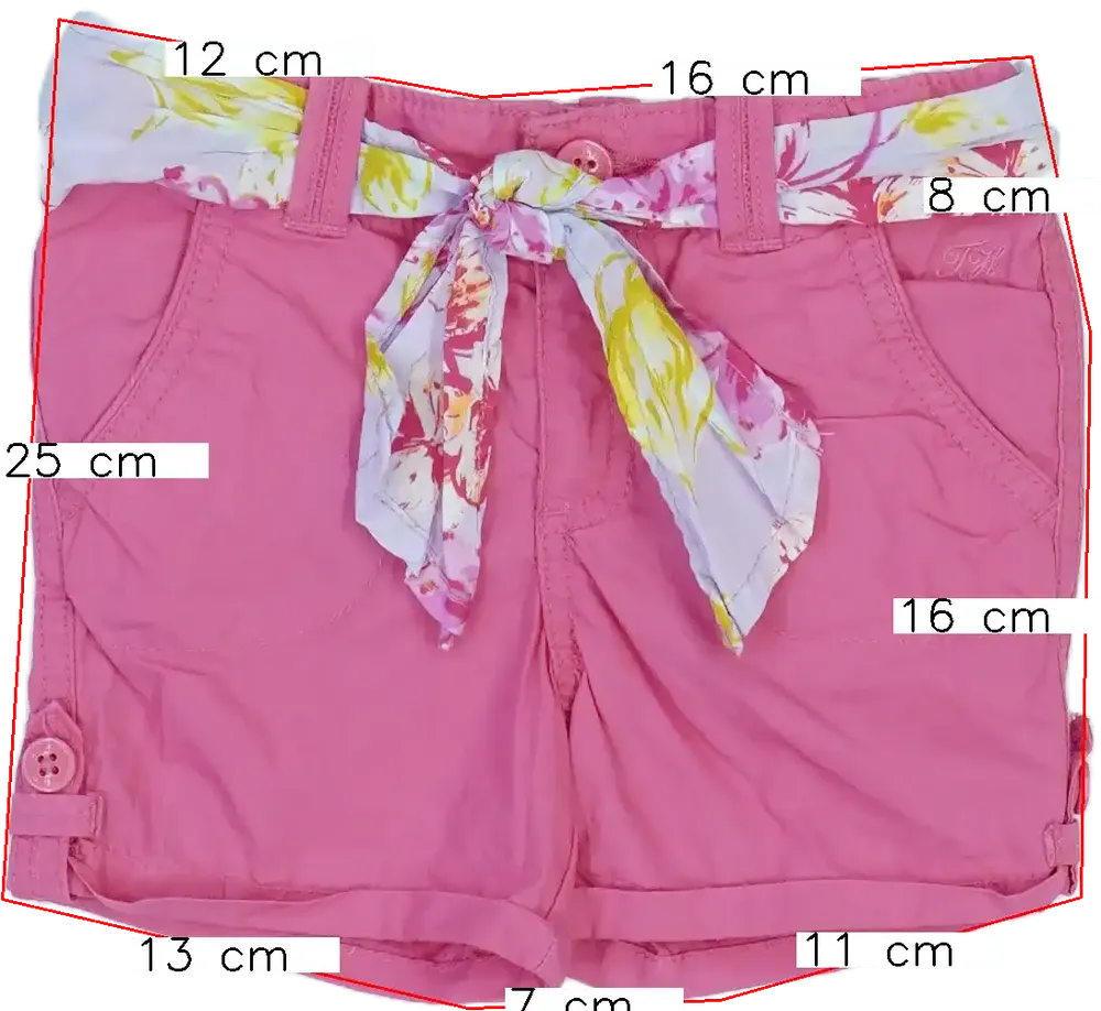 Rózsaszín Tommy Hilfiger Rövidnadrág EU 92 / UK 2 év / US 2T