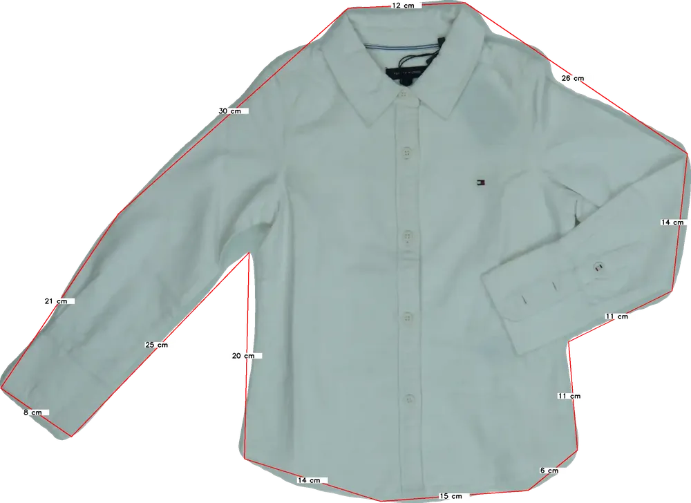 Fehér Tommy Hilfiger Ing EU 116 / UK 6 év / US 6 év/S