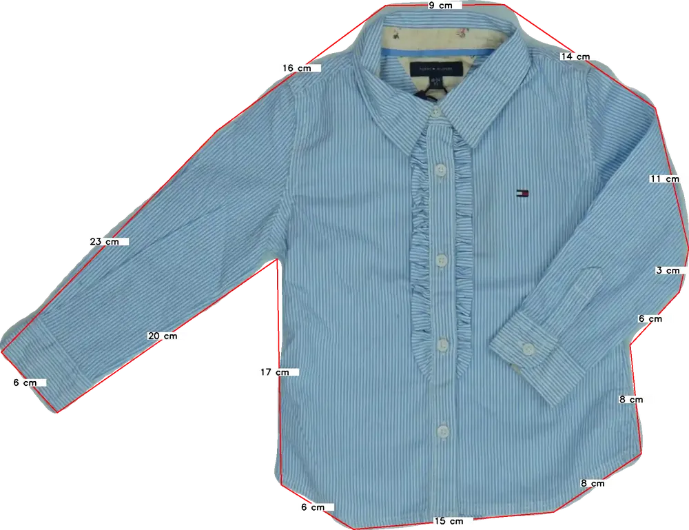 Kék Tommy Hilfiger Blúz EU 92 / UK 2 év / US 2T