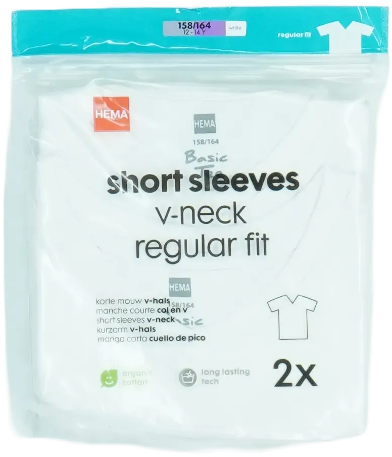 Fehér Hema Csomag - Pólók EU 164 / UK 14 év / US 14 év/XL