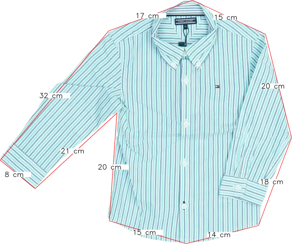 Többszínű Tommy Hilfiger Ing EU 92 / UK 2 év / US 2T