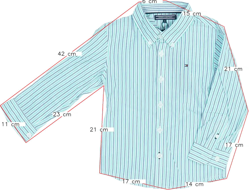 Többszínű Tommy Hilfiger Ing EU 98 / UK 3 év / US 3T