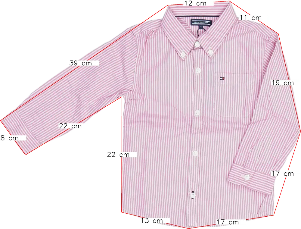 Rózsaszín Tommy Hilfiger Ing EU 92 / UK 2 év / US 2T