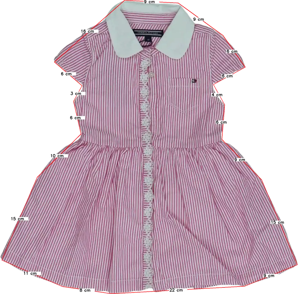 Rózsaszín Tommy Hilfiger Ruha EU 80 / UK 9-12 hónap / US 12 hónap