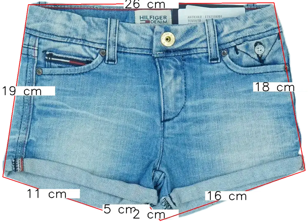 Kék Tommy Hilfiger Rövidnadrág EU 92 / UK 2 év / US 2T
