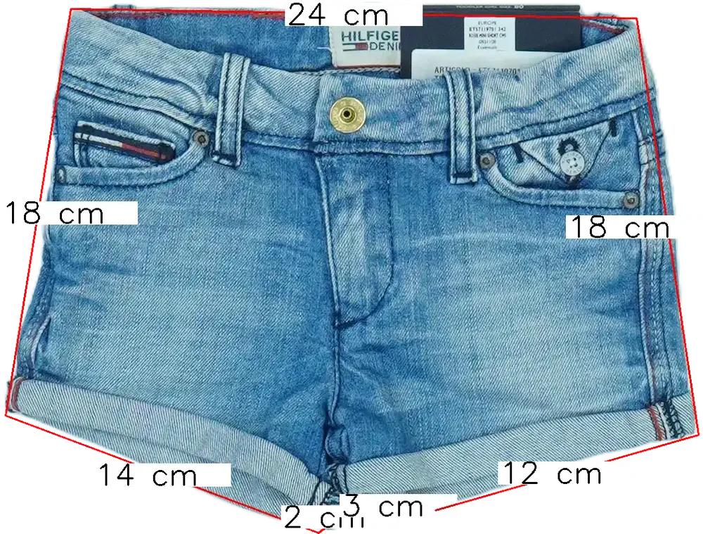 Kék Tommy Hilfiger Rövidnadrág EU 80 / UK 9-12 hónap / US 12 hónap
