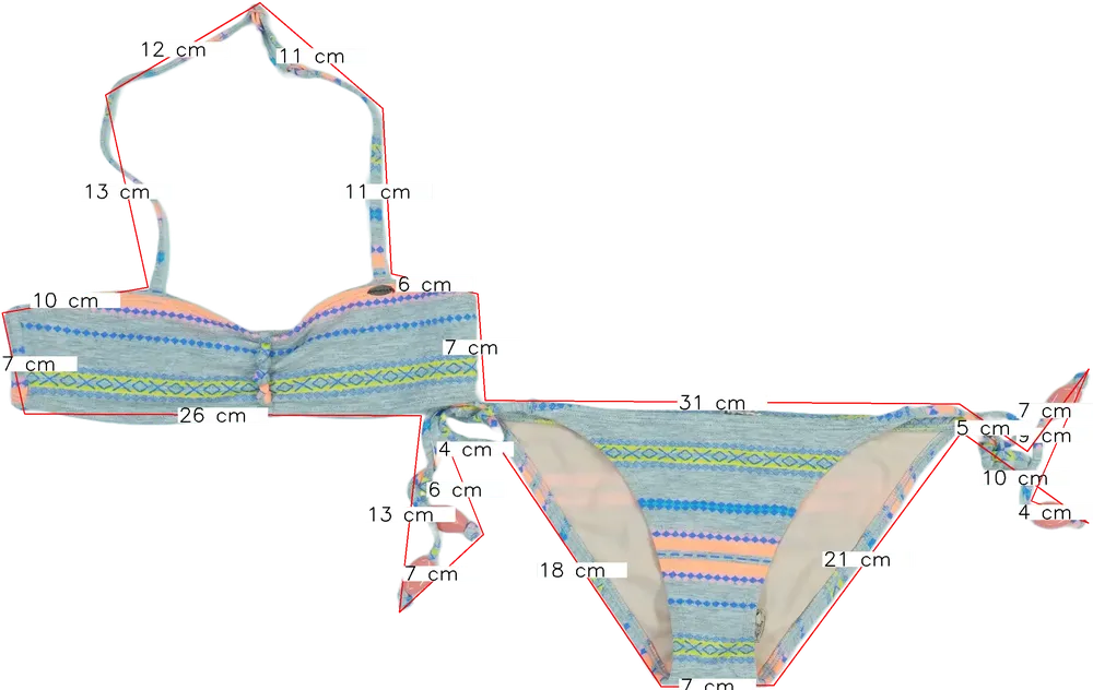 Szürke O'neill Bikini EU 164 / UK 14 év / US 14 év/XL