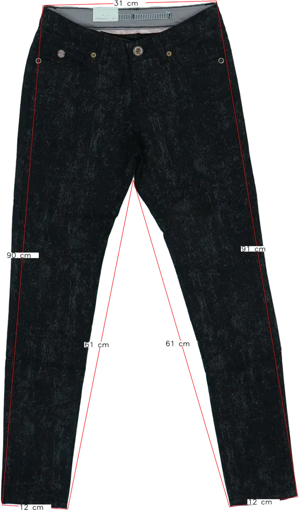 Fekete O'neill Farmernadrág EU 152 / UK 12 év / US 12 év/L