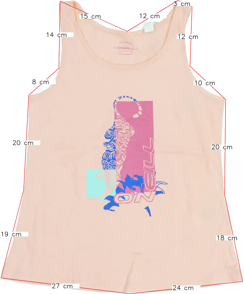 Pink O'neill Tank top EU 164 / UK 14 years / US 14 years/XL