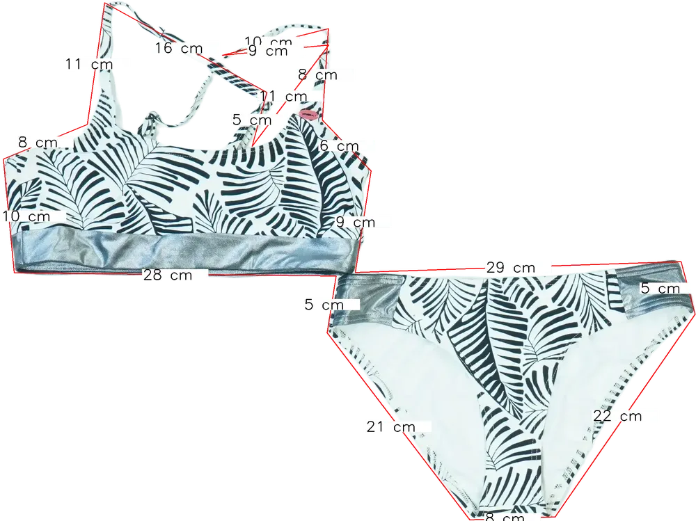 Fehér O'neill Bikini EU 164 / UK 14 év / US 14 év/XL