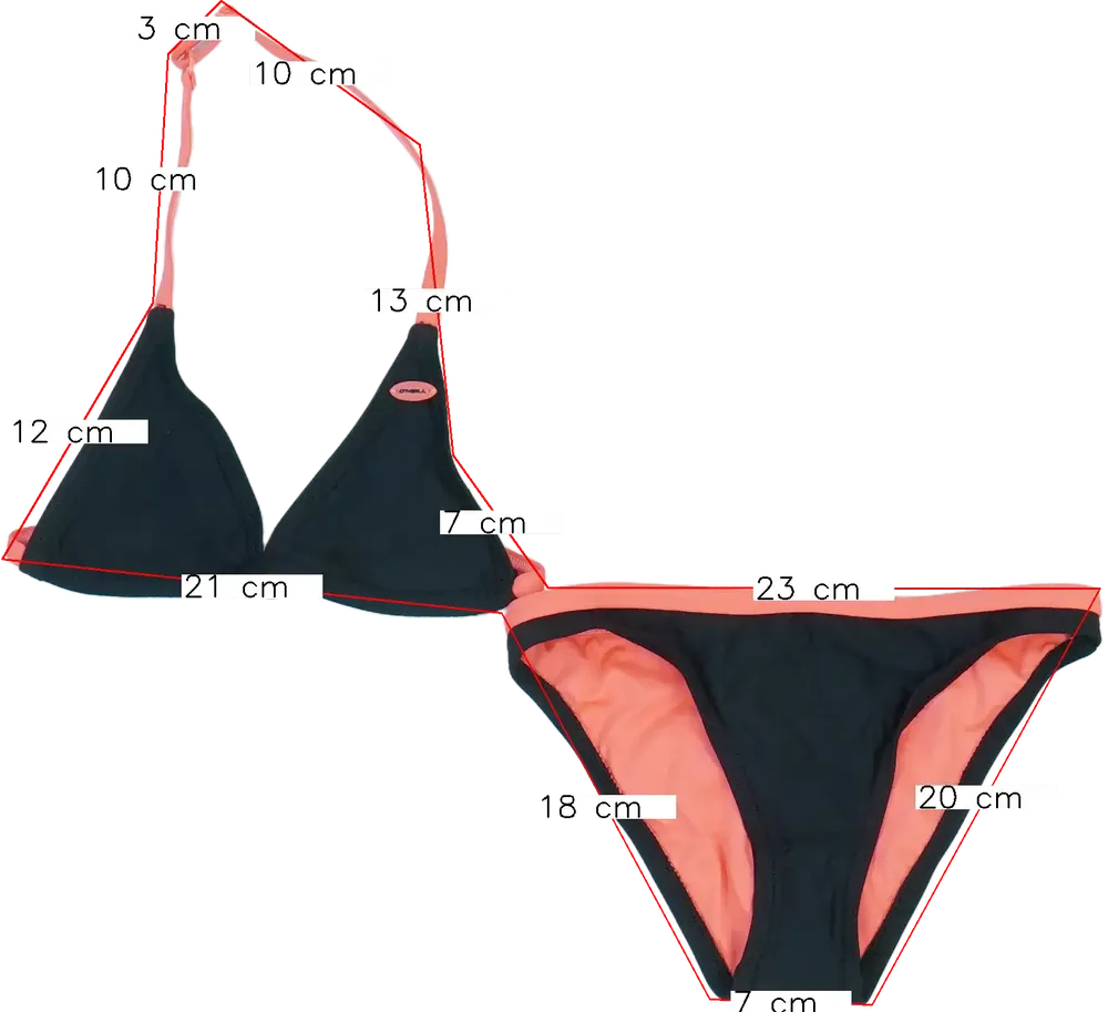 Fekete O'neill Bikini EU 128 / UK 8 év / US 8 év/M