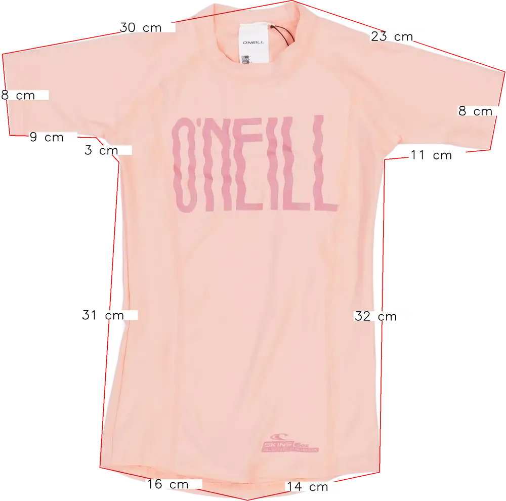 Rózsaszín O'neill Napvédő felső EU 104 / UK 4 év / US 4T/XS