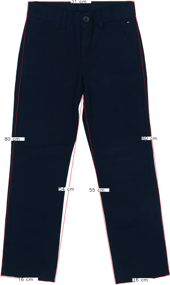 Kék Tommy Hilfiger Hosszúnadrág EU 128 / UK 8 év / US 8 év/M