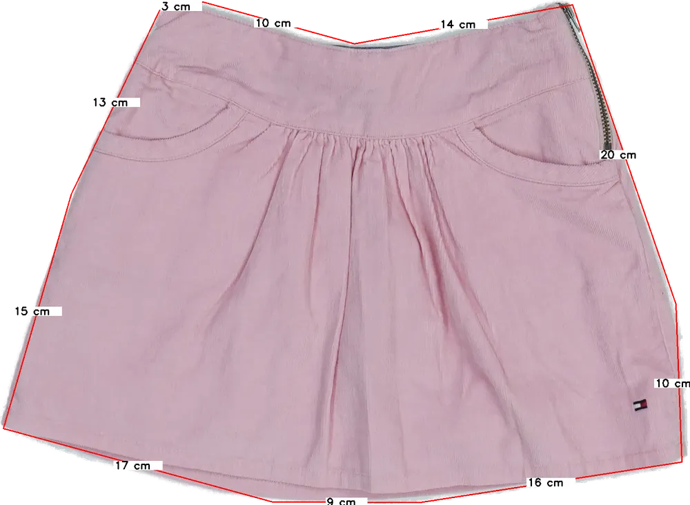 Rózsaszín Tommy Hilfiger Szoknya EU 104 / UK 4 év / US 4T/XS