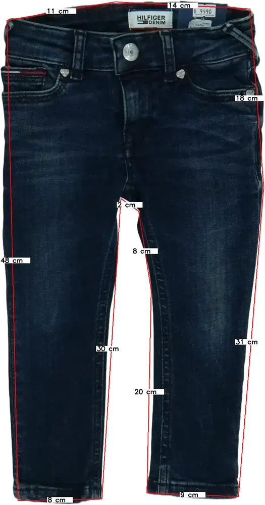 Kék Tommy Hilfiger Farmernadrág EU 86 / UK 12-18 hónap / US 18 hónap