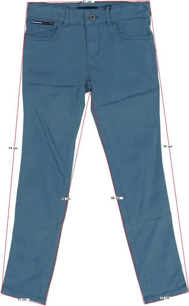 Kék Tommy Hilfiger Hosszúnadrág EU 128 / UK 8 év / US 8 év/M