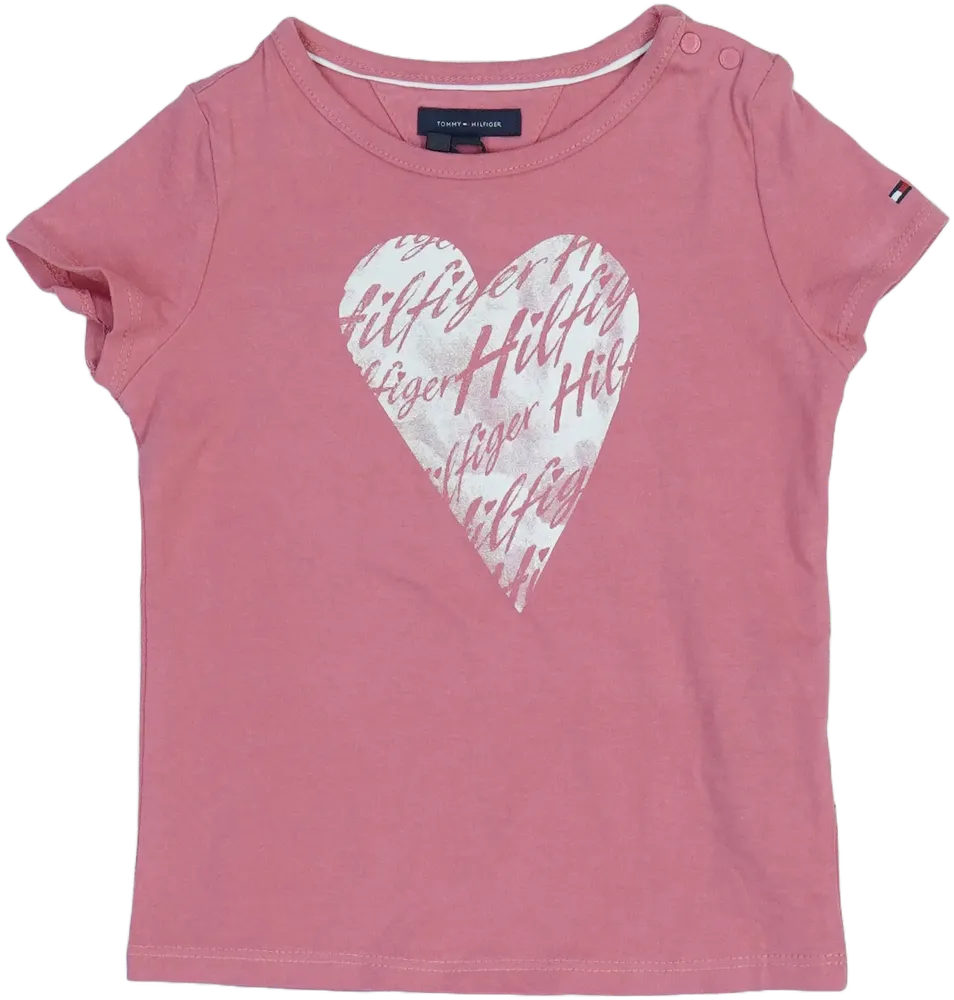 Rózsaszín Tommy Hilfiger Póló EU 86 / UK 12-18 hónap / US 18 hónap