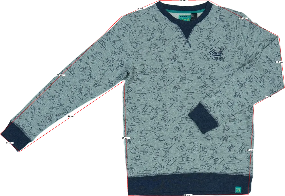 Szürke O'neill Pulóver EU 164 / UK 14 év / US 14 év/XL