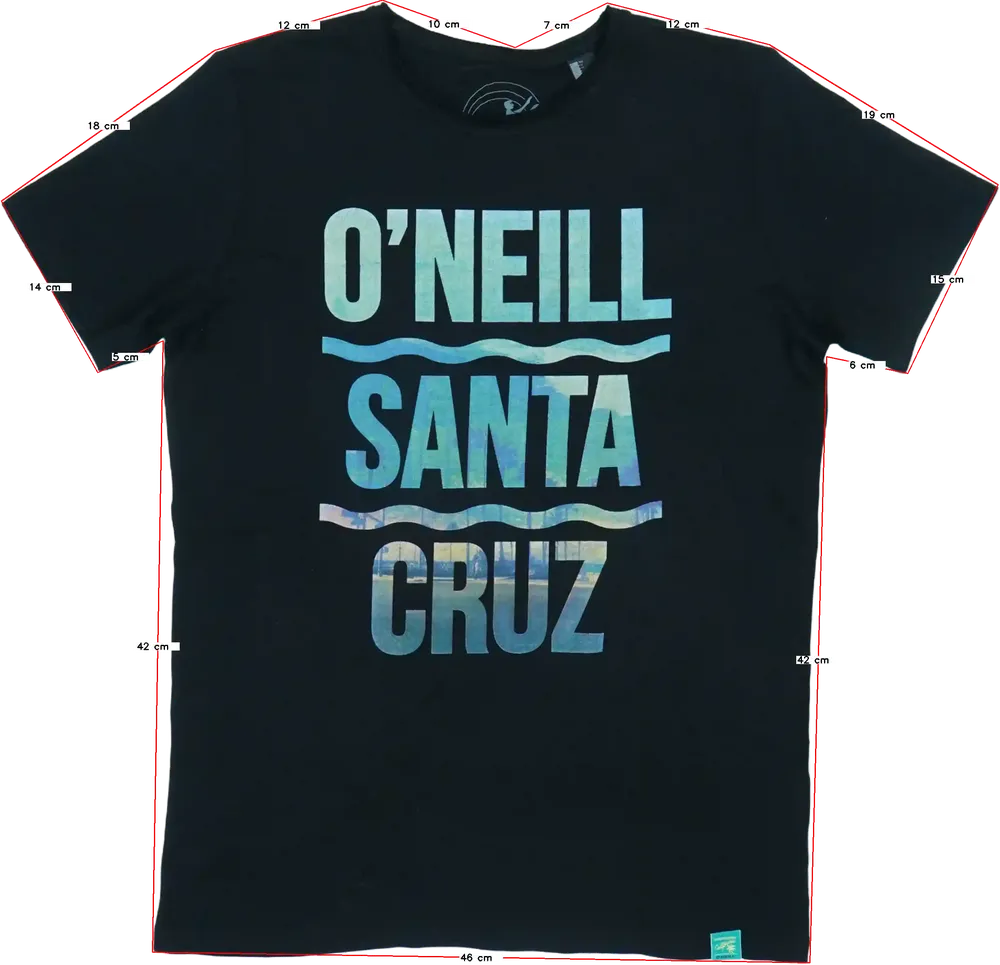 Fekete O'neill Póló EU 164 / UK 14 év / US 14 év/XL