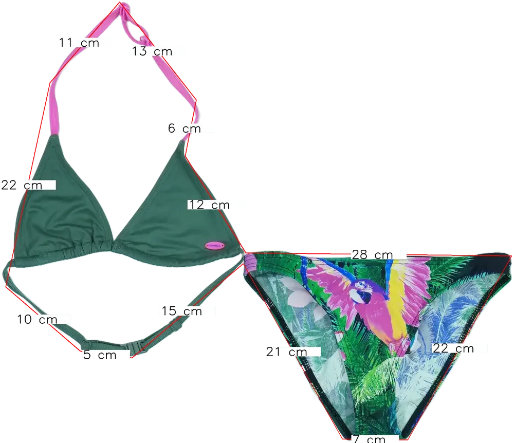 Zöld O'neill Bikini EU 152 / UK 12 év / US 12 év/L