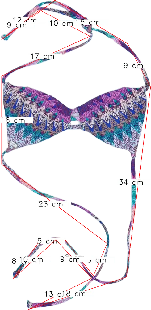 Többszínű O'neill Bikini felső EU 152 / UK 12 év / US 12 év/L