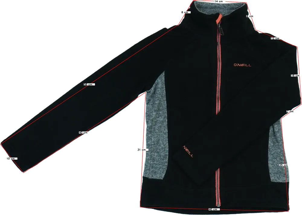 Fekete O'neill Pulóver EU 140 / UK 10 év / US 10 év/L