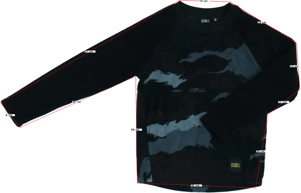 Fekete O'neill Pulóver EU 128 / UK 8 év / US 8 év/M