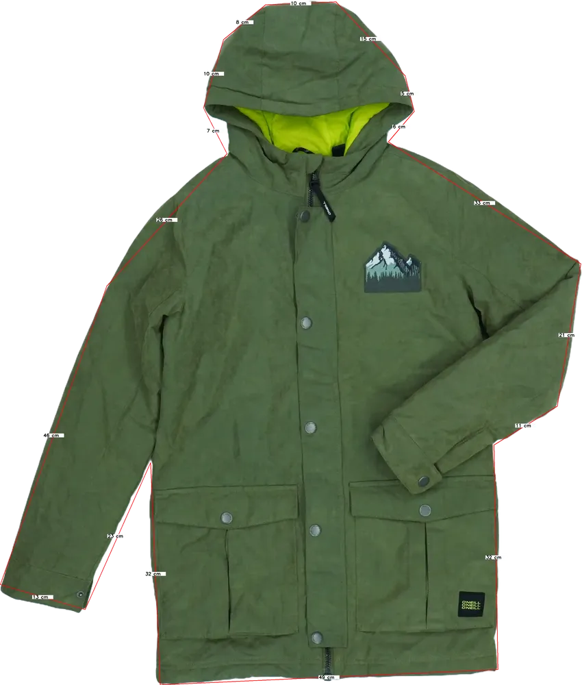 Zöld O'neill Télikabát EU 164 / UK 14 év / US 14 év/XL