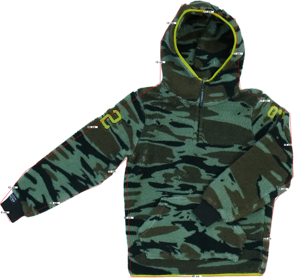 Terepszínű O'neill Kapucnis pulóver EU 152 / UK 12 év / US 12 év/L