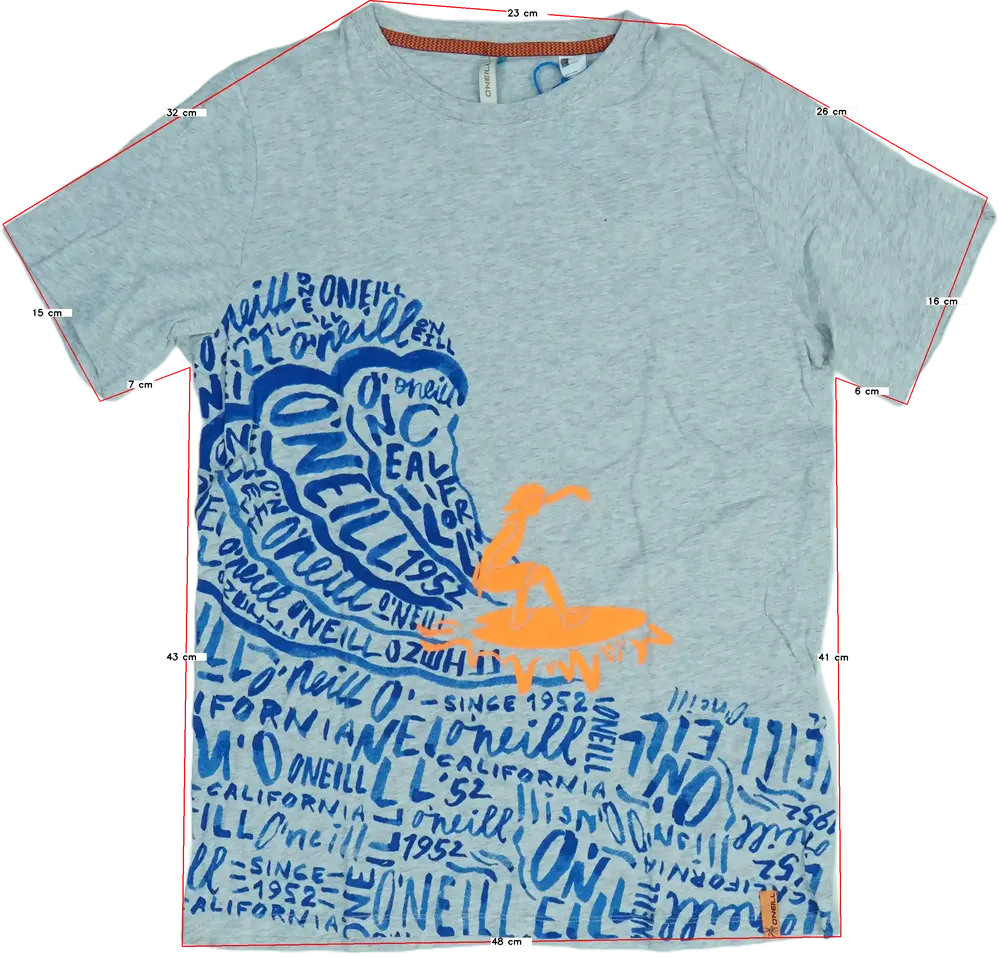 Szürke O'neill Póló EU 176 / UK 16 év / US XL