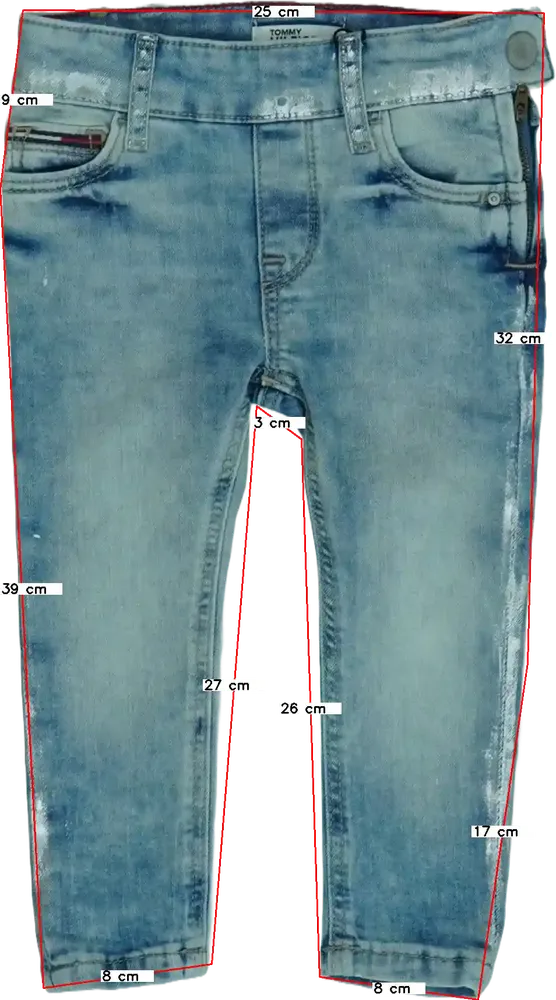 Kék Tommy Hilfiger Farmernadrág EU 80 / UK 9-12 hónap / US 12 hónap