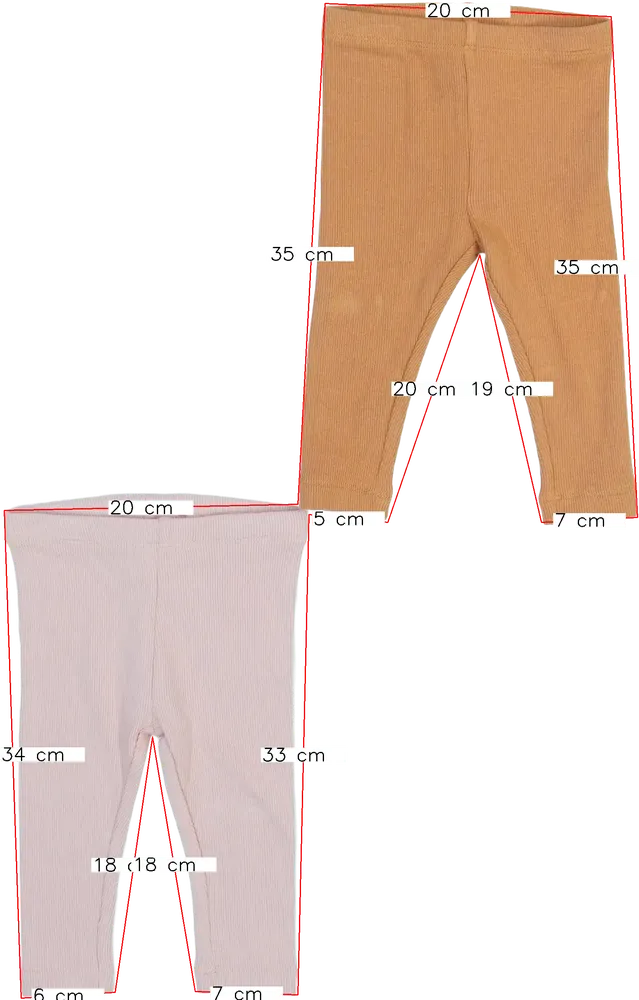 Rózsaszín Hema Csomag - Baby nadrágok EU 68 / UK 3-6 hónap / US 3-6 hónap